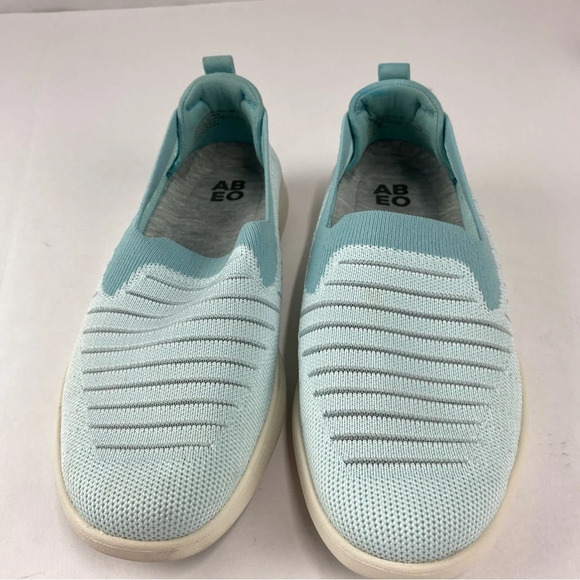 Abeo Womens 6.5 Verda Teal/Aqua Slip On Comfort Shoe - Picture 4 of 5
